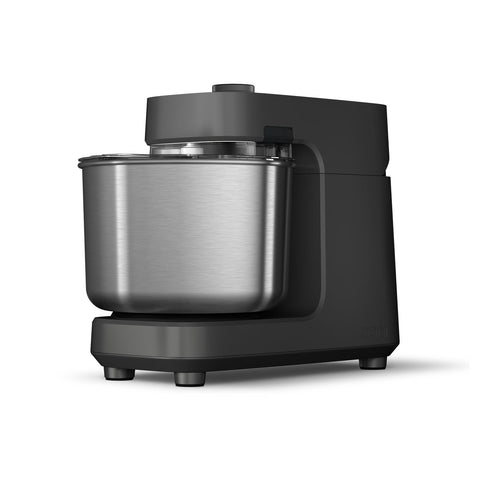 Die Ooni Halo Pro Spiral-Knetmaschine & Küchenmaschine verfügt über eine Schüssel aus gebürstetem Edelstahl, ein mattschwarzes Finish, eine revolutionäre Spiral-Knettechnologie, einen stabilen Sockel und ein seitliches Einstellrad für eine außergewöhnliche Teigverarbeitung.