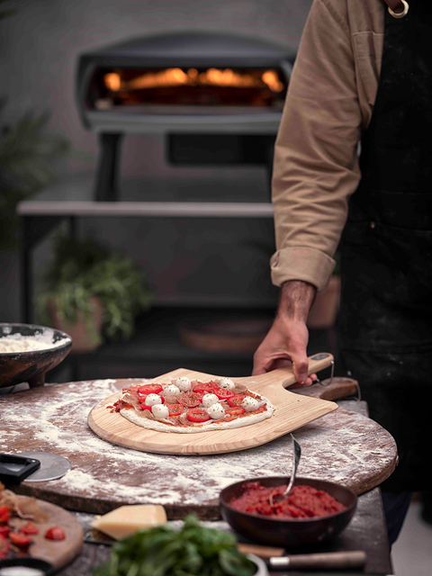 WITT Pizzaschaufel Holz 37 cm, Anwendung