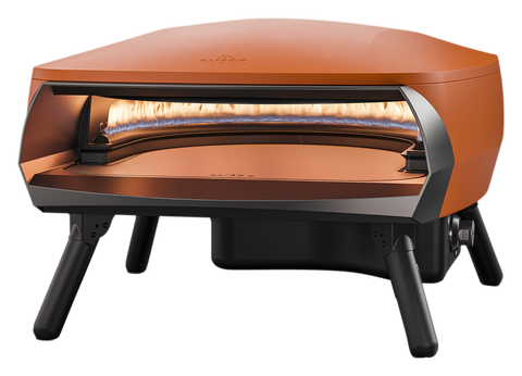 WITT ETNA FERMO 16 Zoll Gas-Pizzaofen in Matt Orange, Frontansicht