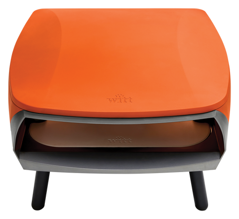 WITT ETNA FERMO 16 Zoll Gas-Pizzaofen in Matt Orange, Ansicht von oben