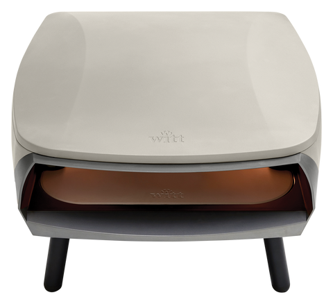 WITT ETNA FERMO 16 Zoll Gas-Pizzaofen in Matt Creme, Ansicht von oben