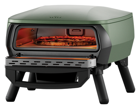 WITT eGNITE Control 13 Zoll Elektro-Pizzaofen in Matt Grün, Anwendung