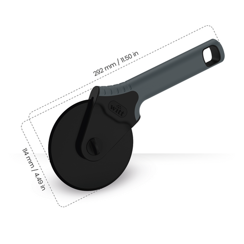 WITT Pizzaschneiderad Black Ø 12 cm, Detailansicht