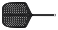 WITT Pizzaschieber 14" perforiert Carbon kurz, Seitenansicht