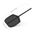 WITT Pizzaschieber 14" perforiert Carbon lang, Detailansicht