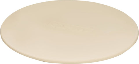 Der Cozze Pizzastein für 13 Zoll Pizzaofen ROTATE ist ein runder, flacher beigefarbener Cordierit-Pizzastein mit glatter Oberfläche und erhabenen Kanten, perfekt als Ersatz-Pizzastein für Ihren Cozze 13 Zoll Pizzaofen.