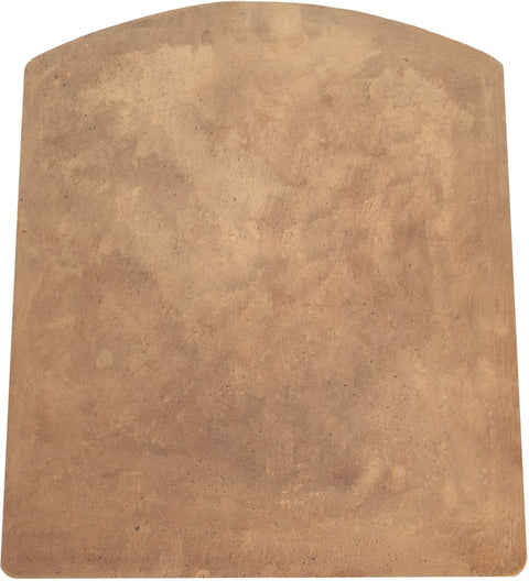 Der Cozze Biscotto-Stein CLASSIC oval [17 Zoll / 49,5x43x2 cm] von Cozze besteht aus italienischem Ton mit einer strukturierten Oberfläche, ideal zum Backen von Pizza oder Brot in einem 17-Zoll-Pizzaofen.