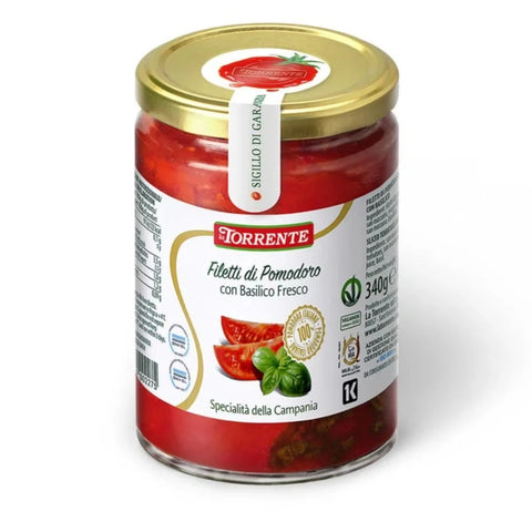 Tomatenfilets mit Basilikum La Torrente