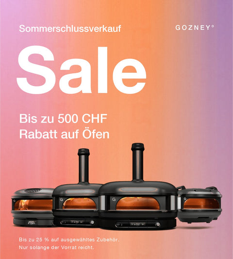 Gozney Sommerschlussverkauf – bis zu 500 CHF Rabatt auf Öfen