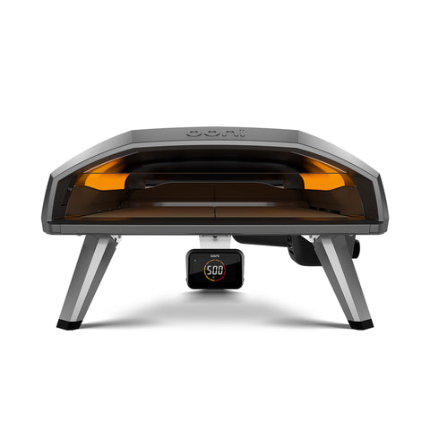 Der Ooni Koda 2 Pro Gas Pizzaofen von Ooni ist ein moderner, tragbarer Pizzaofen mit G2 Gas-Technologie, einer Digitalanzeige bis 500°F, Metallgehäuse, klappbaren Beinen, breiter Frontöffnung und Steinbackfläche für perfekte Pizzen überall.